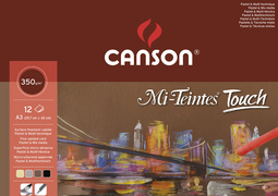 CANSON Zeichenpapier-Block 'Mi-Teintes Touch', 240 x 320 mm