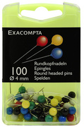 EXACOMPTA Markierungsnadeln, Größe: 4 mm, farbig sortiert
