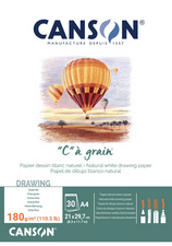 CANSON Zeichenpapierblock 'C' à grain, DIN A3, 180 g/qm