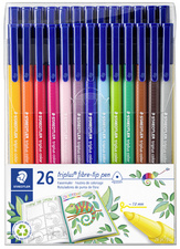 STAEDTLER Fasermaler triplus BRILLIANT COLOURS, 26er Etui