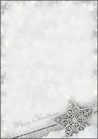sigel Weihnachts-Motiv-Papier 'Brilliant Star', A4, 90 g/qm