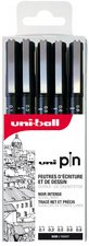 uni-ball Fineliner PIN ASP008, 5er Set