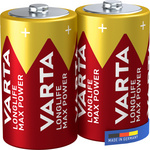 VARTA Alkaline Batterie LONGLIFE Max Power, Mono (D/LR20)