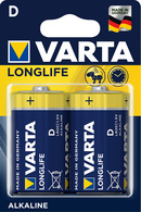 VARTA Alkaline Batterie 'LONGLIFE', Mono (D/LR20)