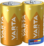 VARTA Alkaline Batterie LONGLIFE, Mono (D/LR20)