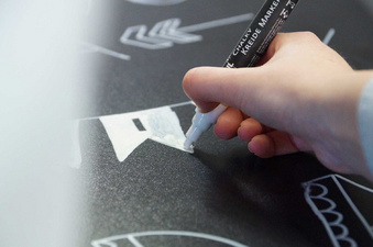 KREUL Kreidemarker Chalky, Medium, 4er-Set