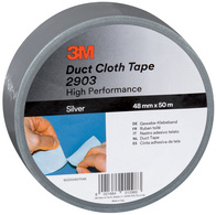 3M Scotch Gewebeklebeband 2903, 72 mm x 50 m, silber