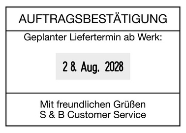 trodat Datumstempel Professional 4.0 5480, mit Gutschein