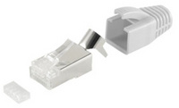 shiverpeaks BASIC-S RJ45-Stecker-Set, Kat.5e - 8, blau