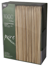 PAPSTAR Schaschlikspieße 'pure', aus Bambus, Länge: 200 mm