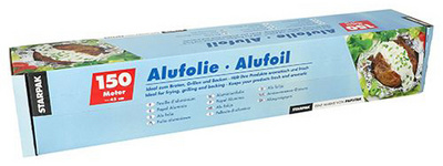 PAPSTAR Alufolie, Breite: 450 mm, Länge: 150 m, Großrolle