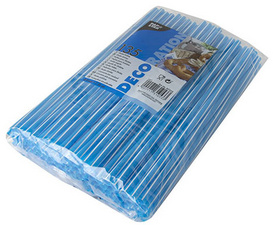 PAPSTAR Shake-Trinkhalm Bayrisch Blau, 250 mm, blau/weiß