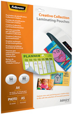 Fellowes Laminierfolientaschen-Set Easy Creative Collection