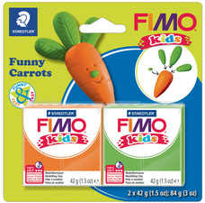 FIMO kids Modellier-Set 'Funny Carrots'