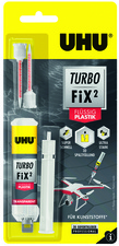 UHU 2-Komponenten-Klebstoff Turbo Fix Füssig Plastik, 10 g