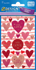 AVERY Zweckform ZDesign Geschenke-Sticker 'LOVE'