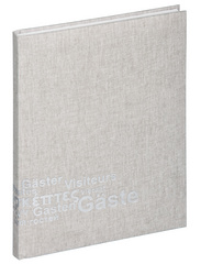 PAGNA Gästebuch Europa, (B)195 x (H)255 mm, 192 Blatt, beige