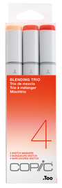 COPIC Marker sketch, 3er Set 'Blending Trio 4'