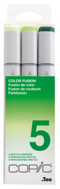 COPIC Marker sketch, 3er Set 'Color Fusion 5'