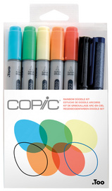 COPIC Marker ciao, 7er Set 'Doodle Kit Rainbow'