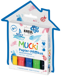 KREUL Papier-Pfiffikus Aquarellmalstift MUCKI, 5er-Set