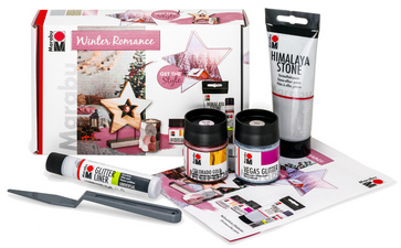 Marabu Effektfarbe Home & Decoration Set Winter Romance