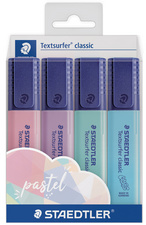 STAEDTLER Textmarker 'Textsurfer classic COLORS pastel', 4er