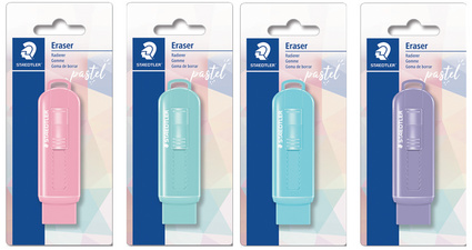 STAEDTLER Radierer 525 PS1 pastell, farbig sortiert