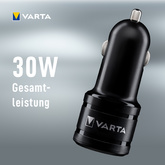 VARTA KFZ-Ladegerät Car Charger Dual USB Fast