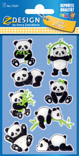 AVERY Zweckform ZDesign KIDS Glossy-Sticker 'Panda'