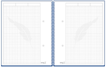RNK Verlag Spiralbuch Business blau, DIN A5, kariert