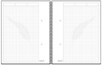 RNK Verlag Spiralbuch notes carbon black, DIN A5, kariert