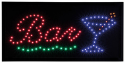 Securit LED-Reklamentafel 'OPEN', 2 aufleuchtende Farben