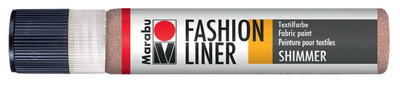 Marabu Textilmarker 'Fashion-Liner Shimmer', kupfer