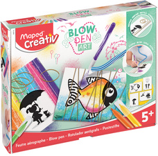 Maped Creativ Pustestift-Set BLOW PEN FilArt, 22-teilig