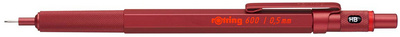 rotring Feinminenstift 600, 0,5 mm, metallic-rot