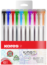 Kores Einweg-Kugelschreiber K-PEN 'K11', 10er Etui