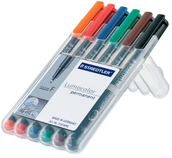 STAEDTLER Lumocolor Permanent-Marker 313S/318F/317M/314B