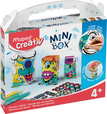 Maped Creativ MINI BOX Mal- & Bastelset Monster, 10-teilig