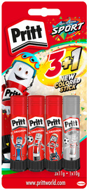 Pritt Klebestift SPORT, 2x 11 g + 1x 10 g Blister