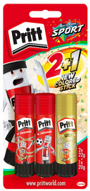Pritt Klebestift SPORT, 2x 11 g + 1x 10 g Blister
