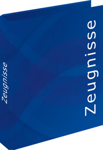 RNK Verlag Zeugnisringbuch carbon black, DIN A4