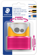 STAEDTLER Doppel-Spitzdose TWIST & CLOSE, schwarz/blau