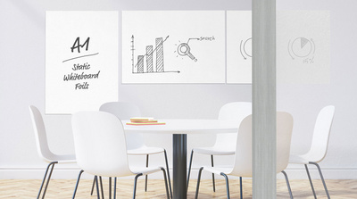 magnetoplan Weißwandtafel-Folie Static Whiteboard Foils