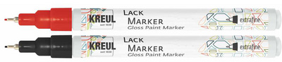 KREUL Lackmarker 'Gloss Paint Marker', extrafine, schwarz