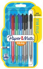 Paper:Mate Kugelschreiber InkJoy 100 RT, 8er Blister