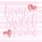 PAPSTAR Motivservietten 'Cosy Home', 330 x 330 mm, rosa