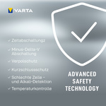 VARTA Ladegerät LCD Smart Charger+, inkl. 4x Mignon AA Akkus