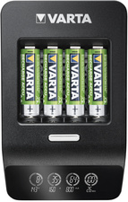 VARTA Ladegerät LCD Ultra Fast Charger+, inkl. 4x Mignon