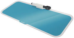 LEITZ Glas-Memoboard Cosy für den Schreibtisch, blau